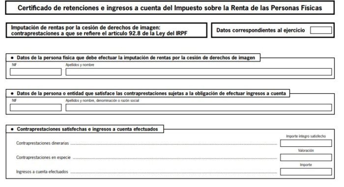 La traducción jurada a inglés de certificado de ingresos.