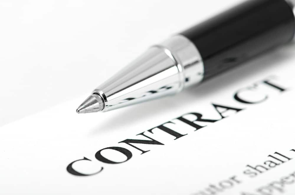La traducción de un contrato