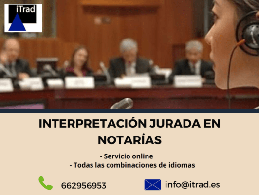 TRADUCTOR JURADO DE INGLÉS EN NOTARÍA